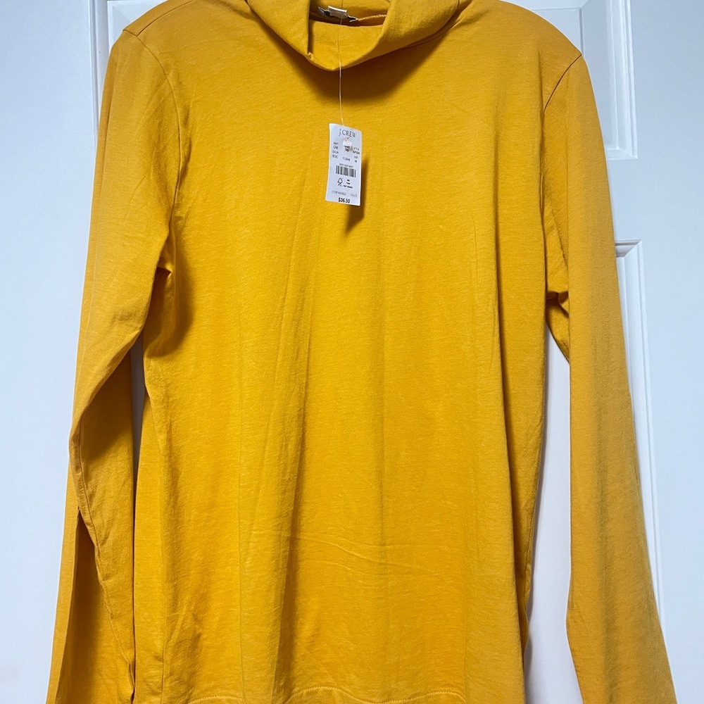 NWT J. Crew long sleeve turtleneck Cotton Top